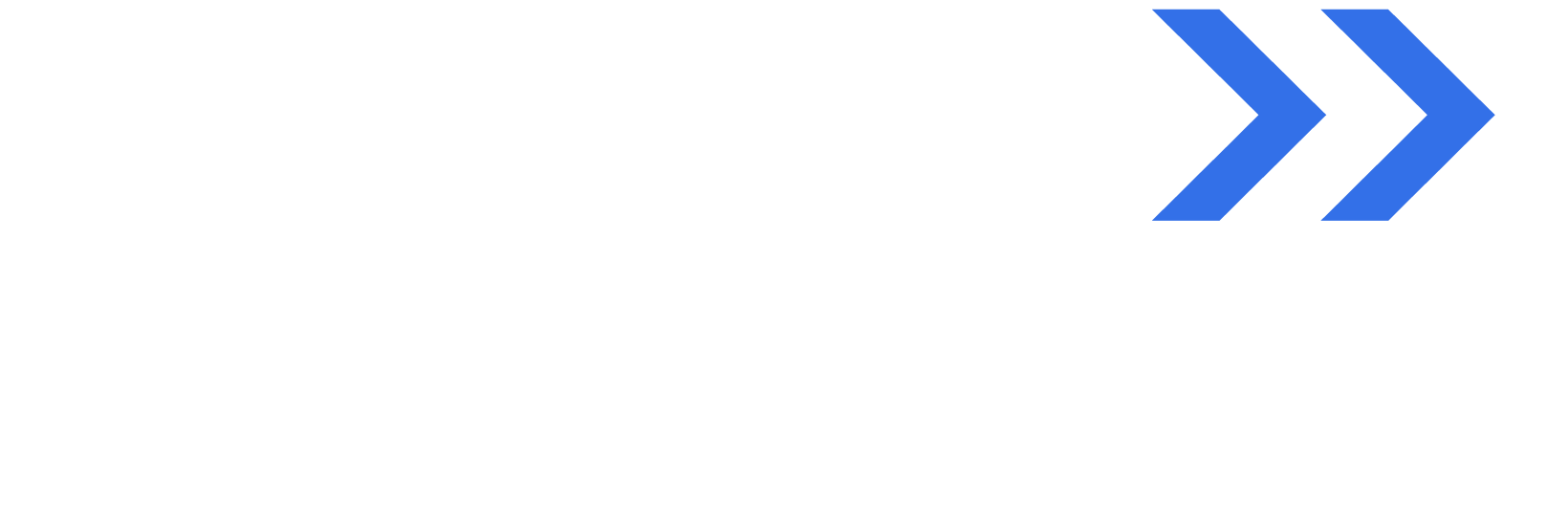 white logo of shaping ct's future